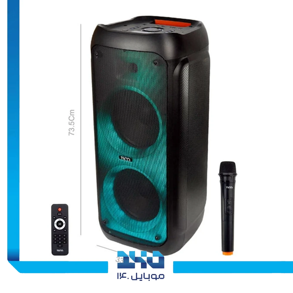 اسپیکر بلوتوثی قابل حمل تسکو مدل (TS 2081) با میکروفون
