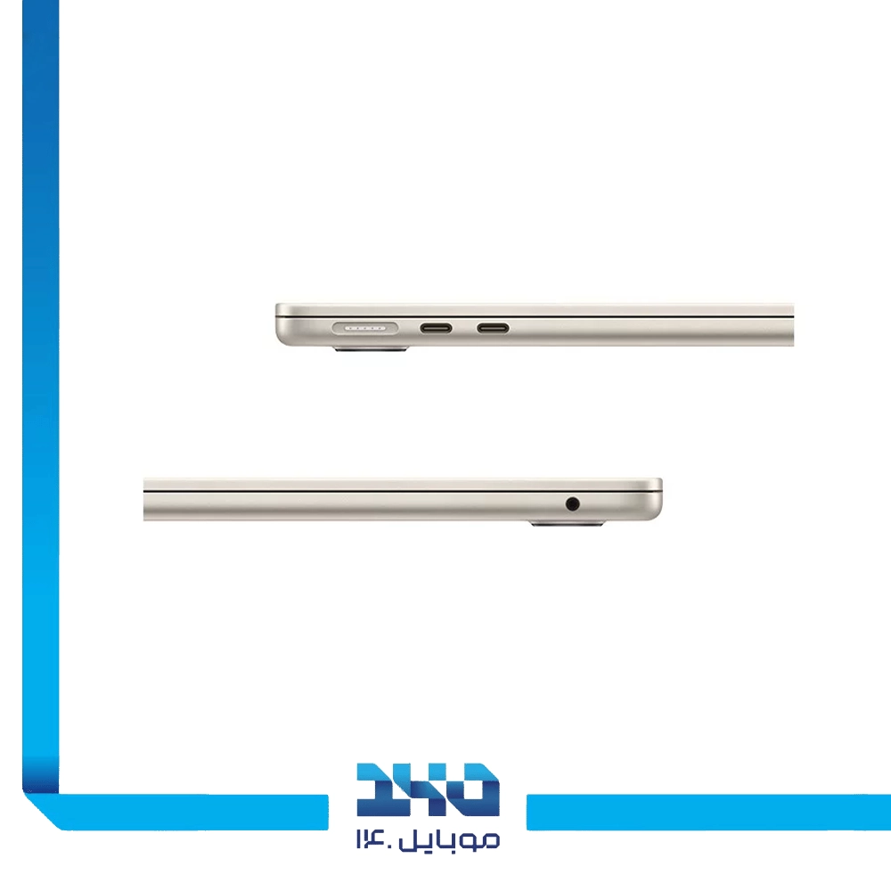 لپ تاپ 13.6 اینچی اپل مدل MacBook Air MC6A4 2025 24GB 512GB LLA