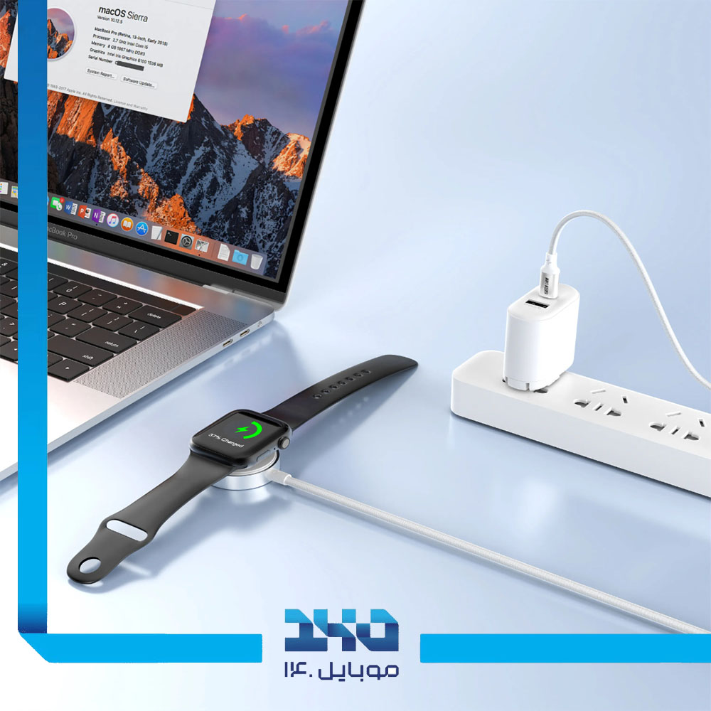 شارژر وایرلس ساعت اپل گرین لاین Green Lion USB-C | اصل