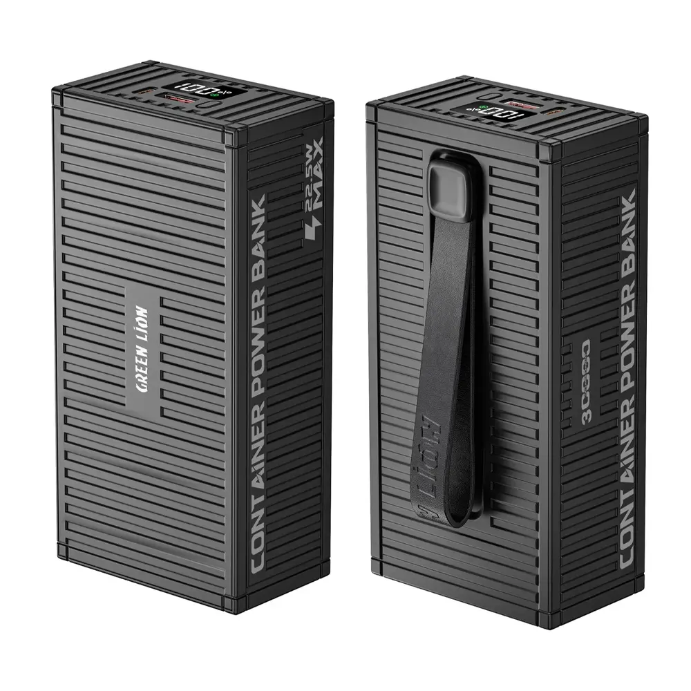 پاوربانک گرین لاین  30000mAh مدل (Container) با کابل 4 در 1
