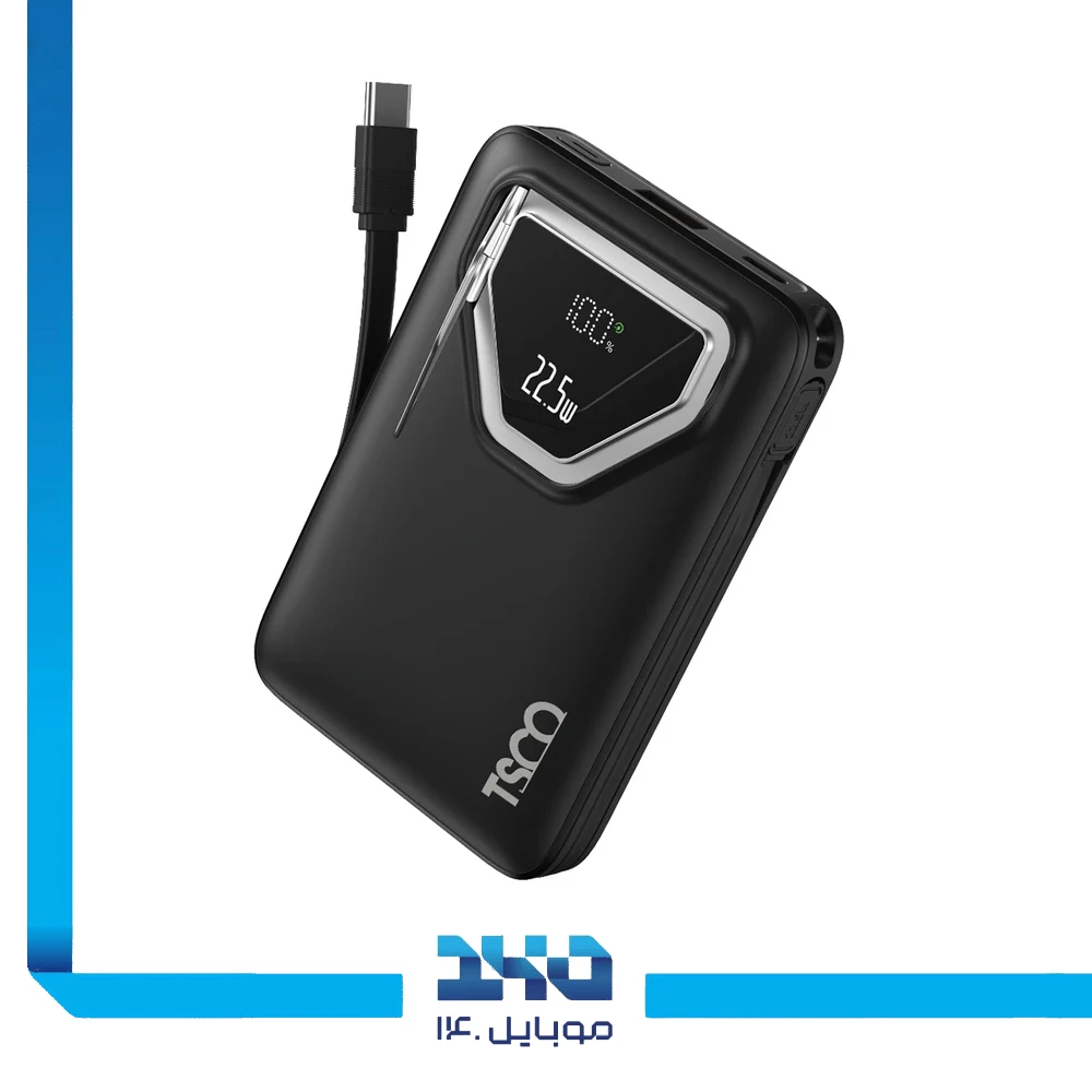 پاوربانک تسکو 10000 میلیآمپرساعت مدل (TP1012W)