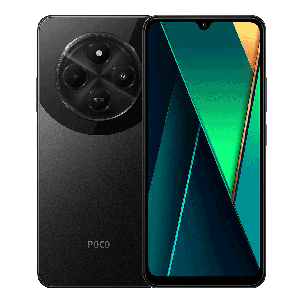 گوشی موبایل شیائومی مدل Poco C75 ظرفیت 128 گیگابایت رم 6 گیگابایت (جعبه کوچک، بدون آداپتور)