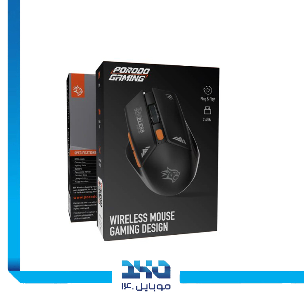 ماوس گیمینگ بیسیم پرودو مدل (PDX323PK)