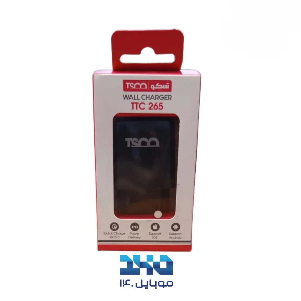 شارژر دیواری 20 وات تسکو مدل TTC 265