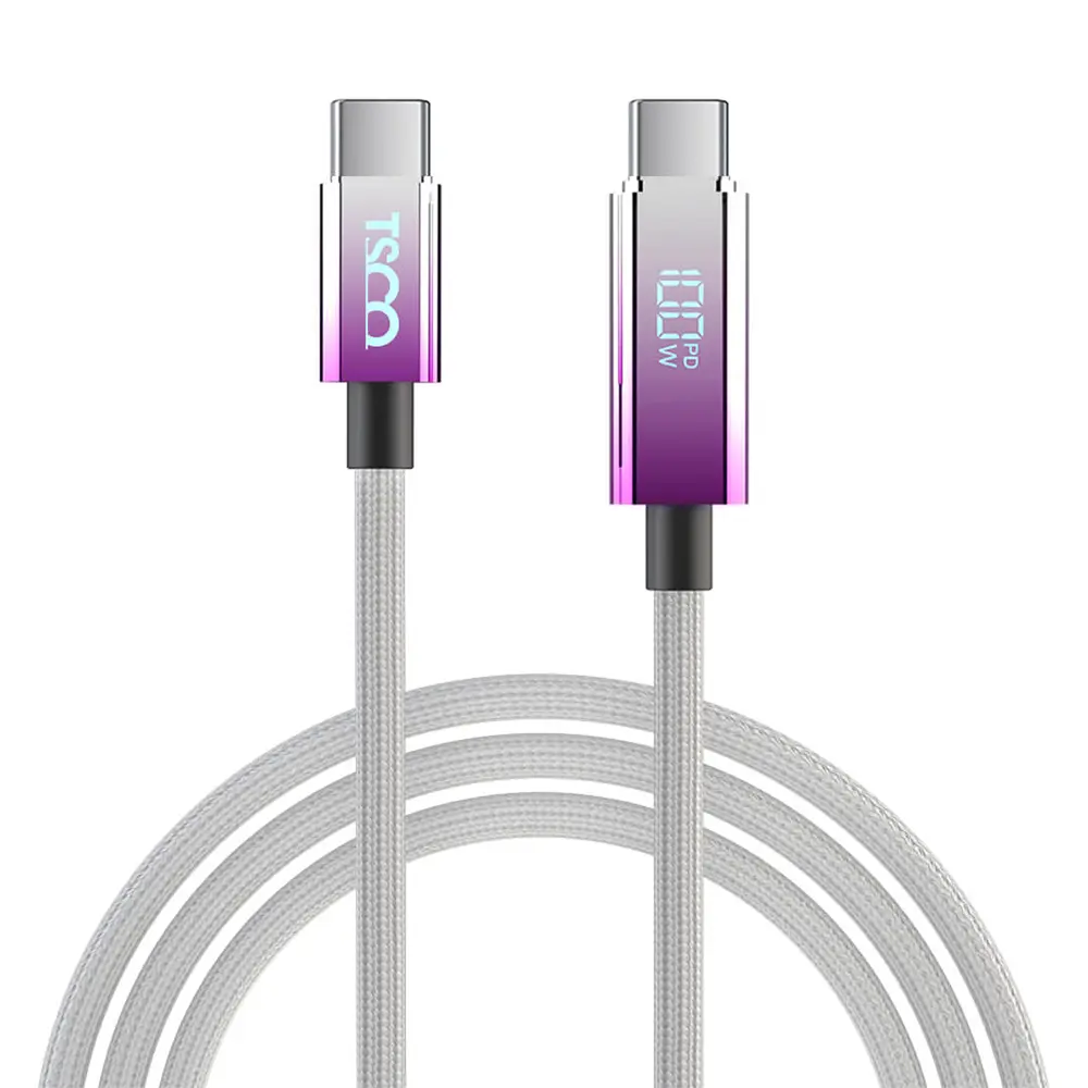 کابل شارژ USB-C به USB-C تسکو مدل (TCPD707)