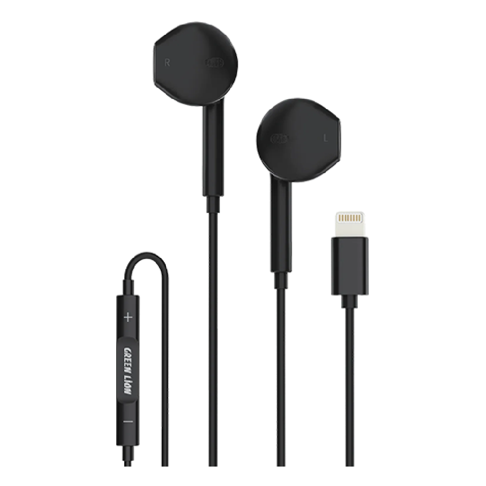 هندزفری سیمی گرین لاین مدل Stereo Lightning