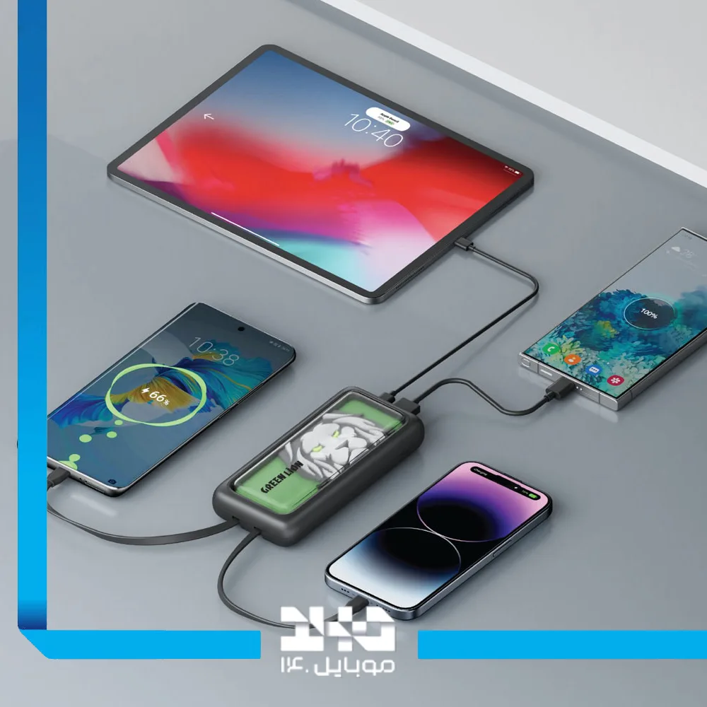 پاور بانک گرین لاین 10000 mAh مدل GNMAGPB10KPL
