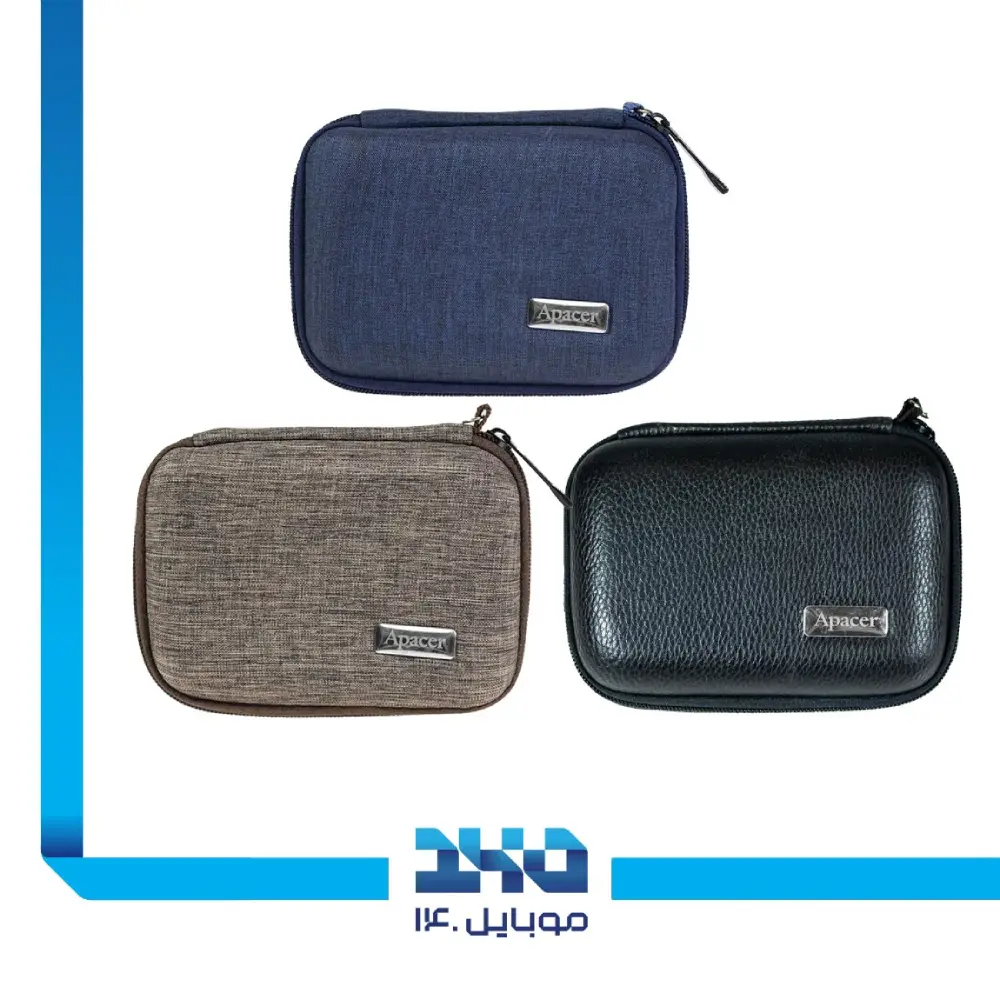 هارد اکسترنال اپیسر مدل AC236 ظرفیت 1 ترابایت به همراه کیف هارد
