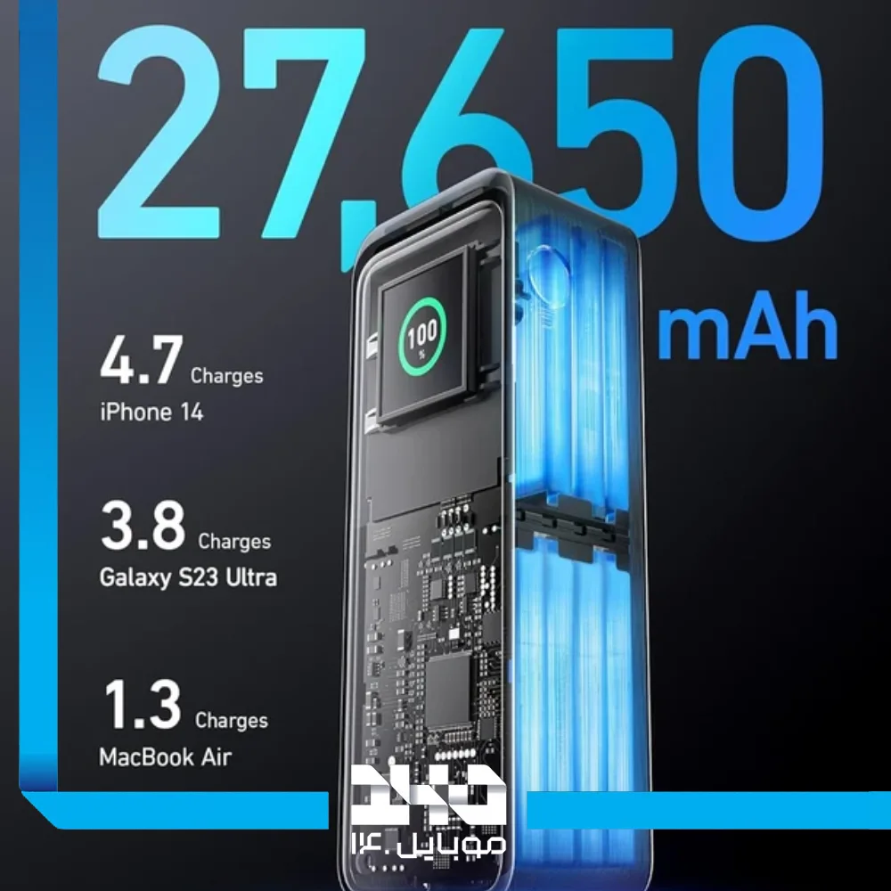 پاور بانک انکر 27650 mAh مدل A1340