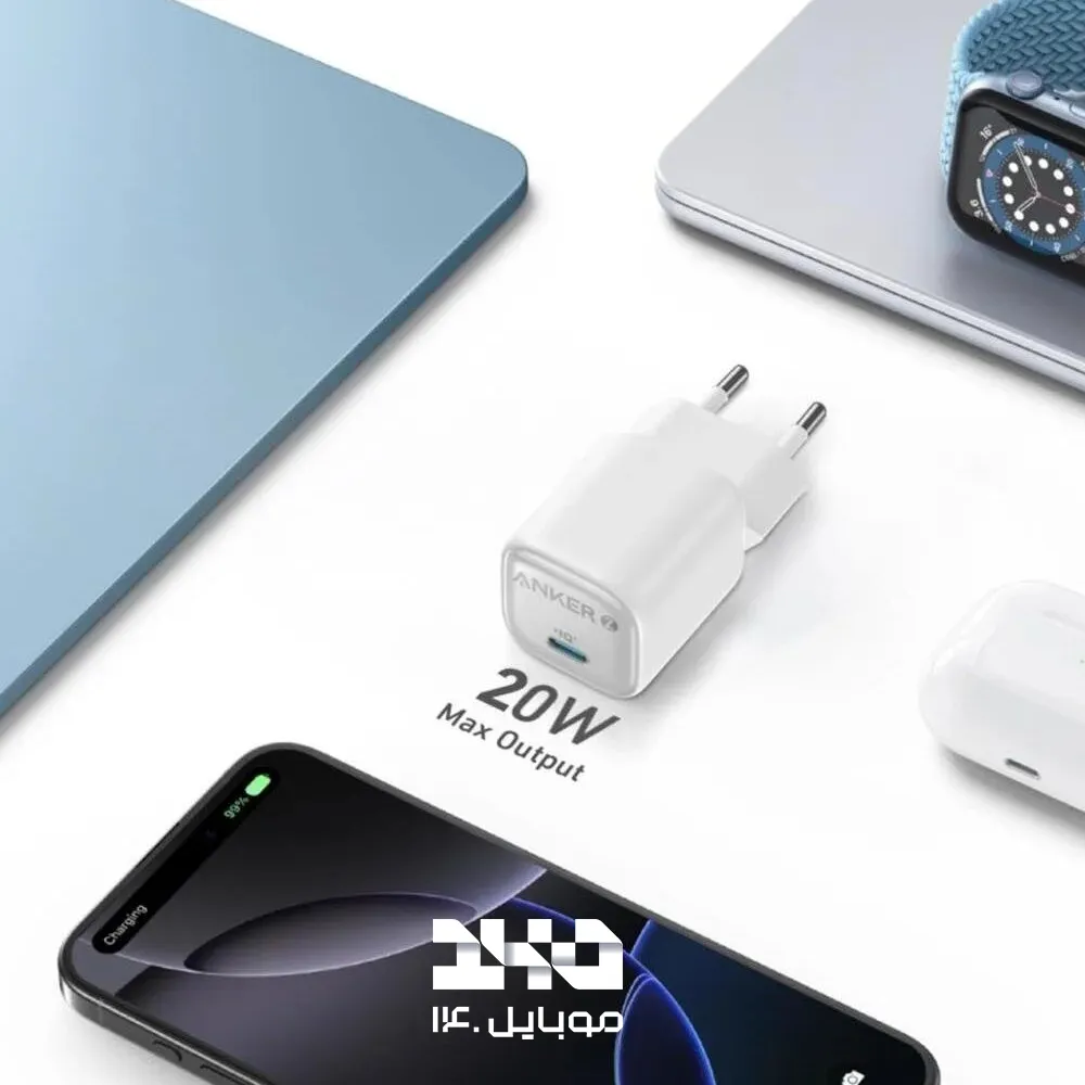 شارژر دیواری 20 وات انکر مدل A2699 دوپین