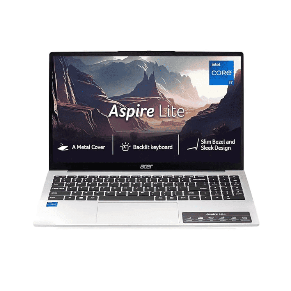 لپ تاپ ایسر 15.6 اینچ مدل Aspire Lite AL15-52H i7 13620H 16GB 512GB Intel UHD Graphics