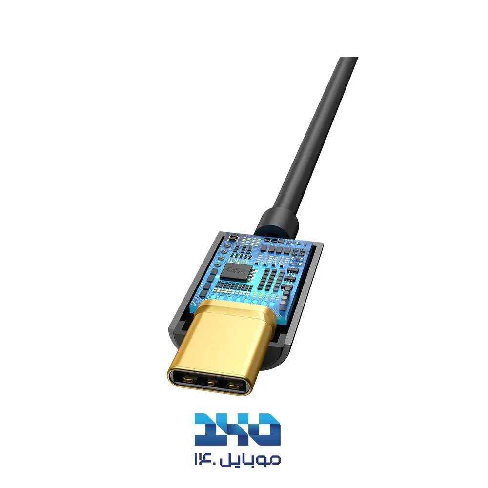 مبدل USB-C به AUX بیسوس مدل CATL54-01