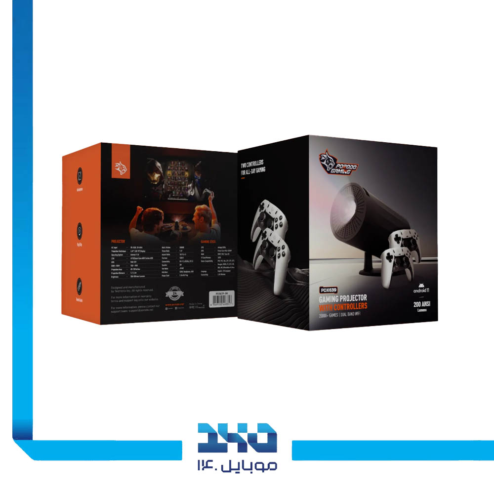 ویدئو پروژکتور گیمینگ پرودو مدل (PDX639BK)