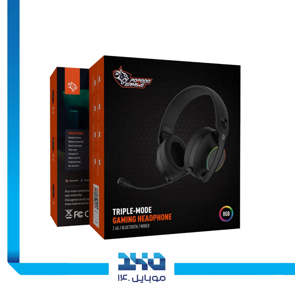 هدست گیمینگ بی‌سیم پرودو مدل (PDX421BK)