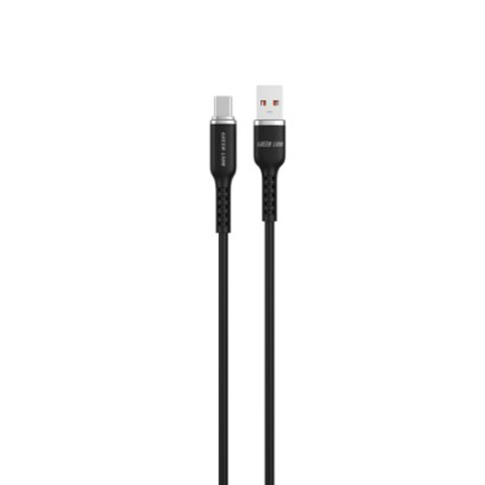 کابل USB-A به USB-C گرین لاین با روکش سیلیکونی