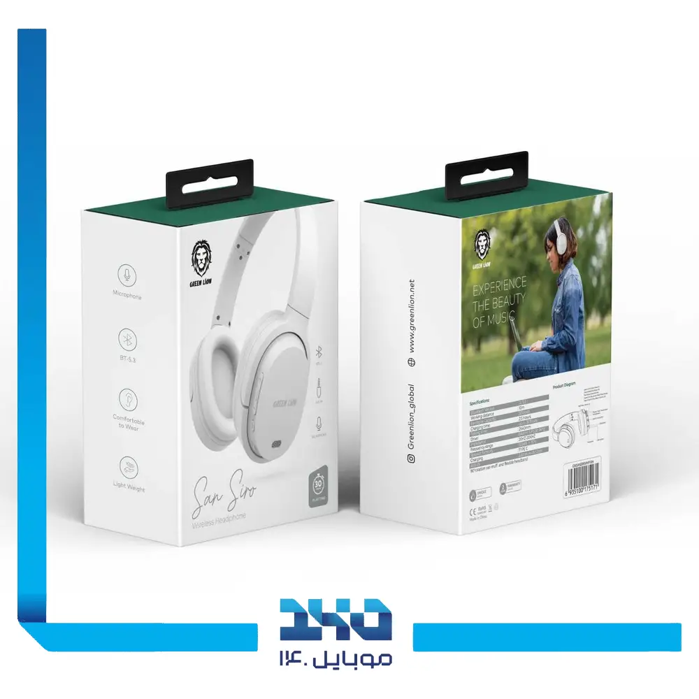 هدفون بلوتوثی گرین لاین مدل San Siro