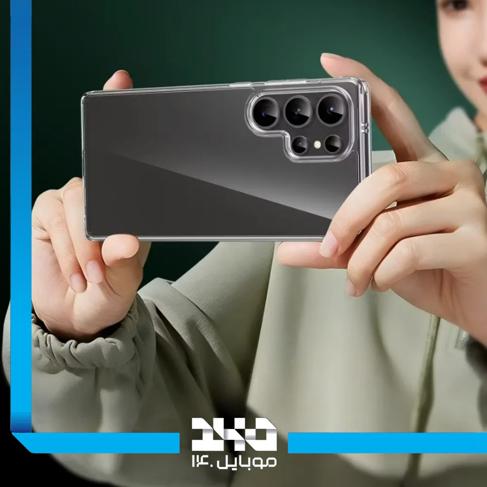 قاب گوشی سامسونگ S25 Ultra مدل Green Lion Crystal Clear شفاف