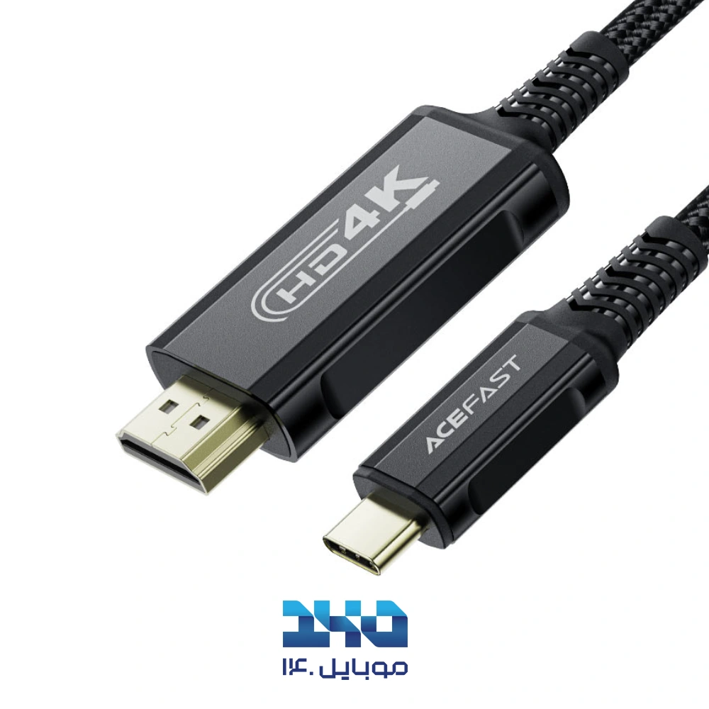 کابل تبدیل تایپ سی به HDMI ایس فست مدل C1-10 طول 1.8 متر