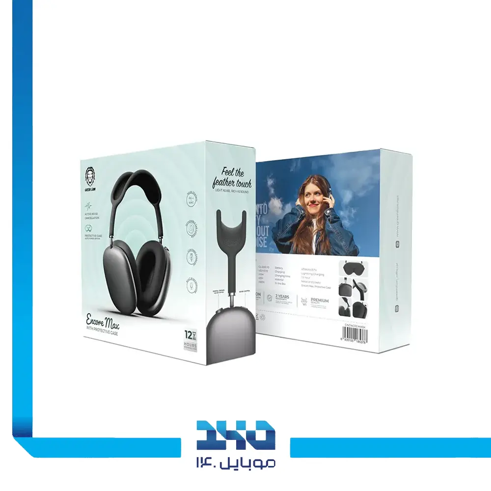هدفون بی‌سیم گرین لاین با نویز کنسلینگ مدل Encore-Max