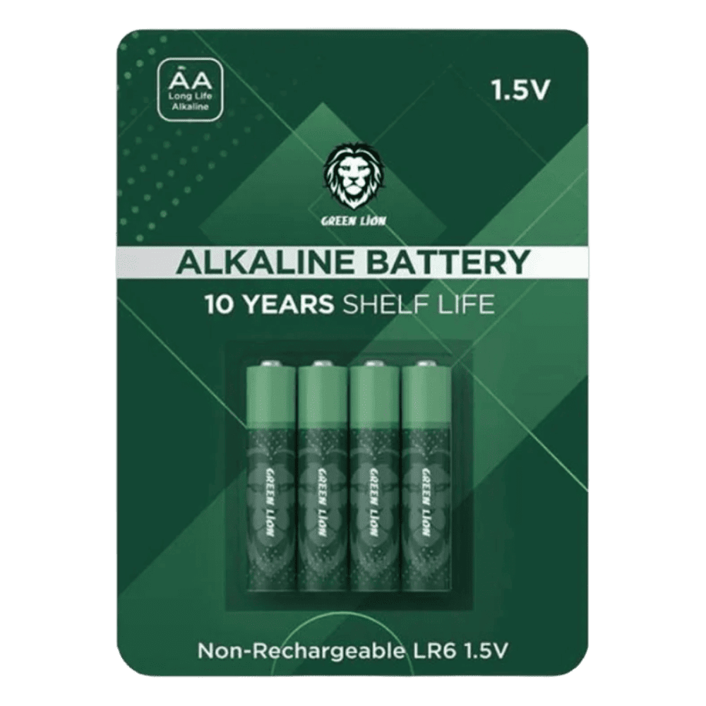 پک 4 تایی باتری نیم قلمی شارژی گرین لاین مدل Rechargeable AA