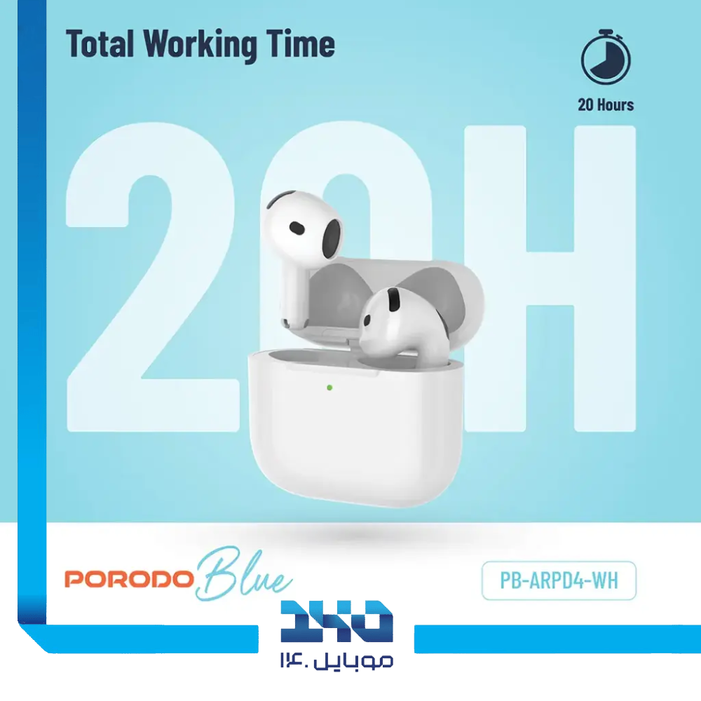 هندزفری بی سیم پرودو مدل Blue Earbuds 4