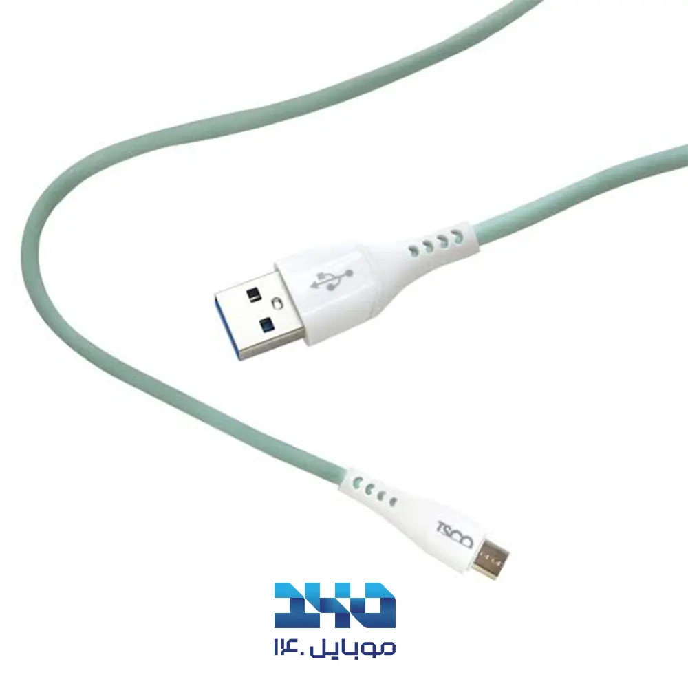 کابل تبدیل USB به microUSB تسکو مدل TCA 450 طول 1 متر