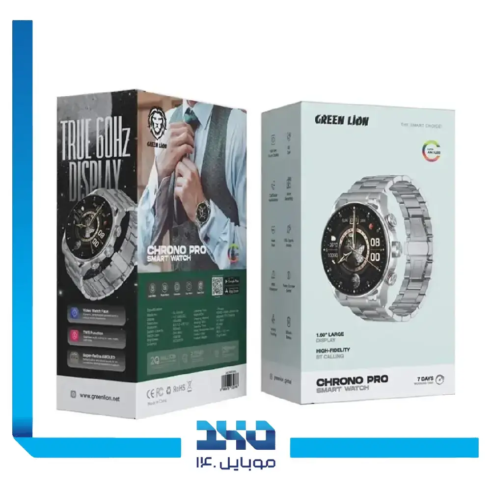 ساعت هوشمند گرین لاین مدل Chrono Pro