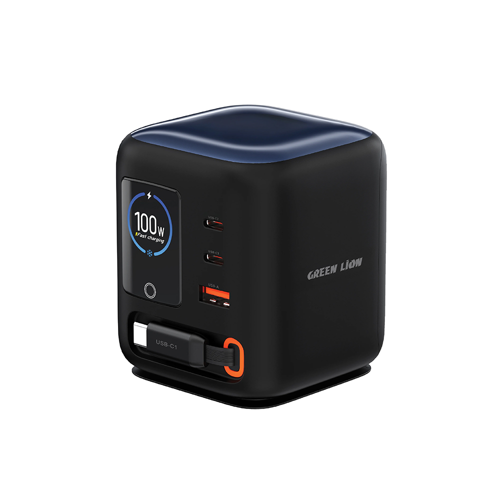 آداپتور مسافرتی 100 وات گرین لاین مدل Centurion (GS-403)