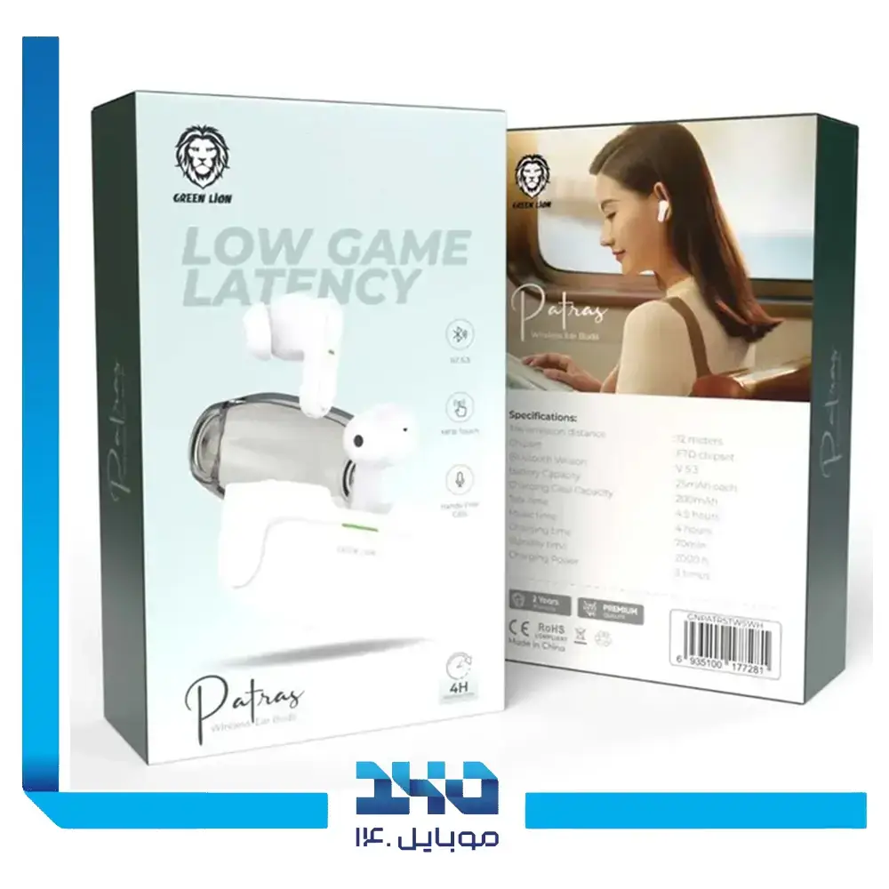 هندزفری بی سیم گرین لاین مدل Patras Wireless Earbuds