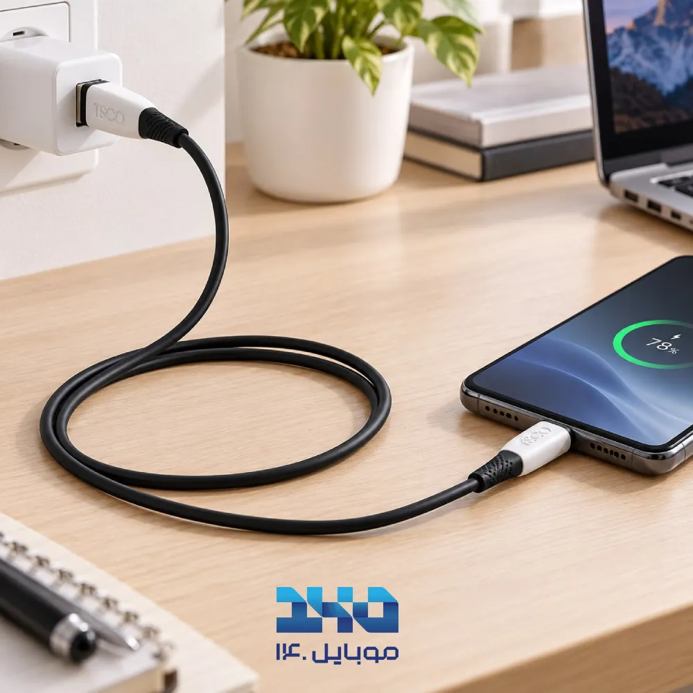 کابل USB-A به USB-C تسکو مدل TCC 402 طول 1 متر