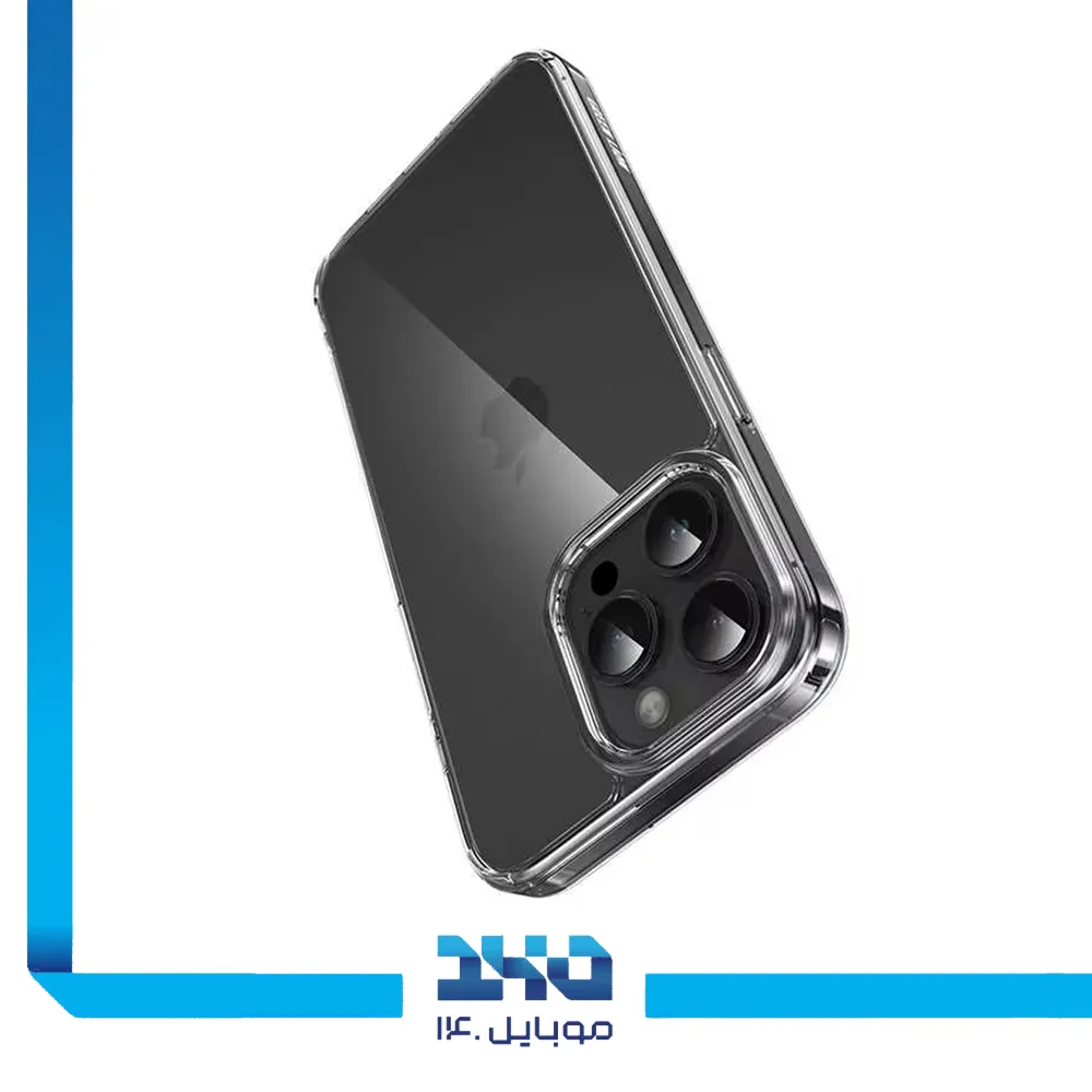 قاب گوشی آیفون 15 پرو مکس مدل Green Lion Crystal Clear شفاف
