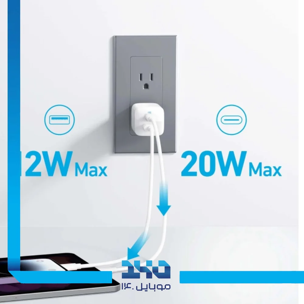 شارژر دیواری 33 وات انکر مدل A2331