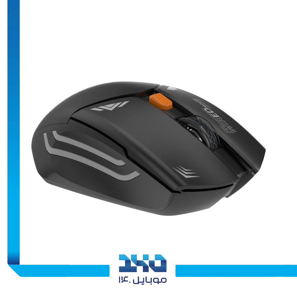ماوس گیمینگ بی سیم پرودو مدل PDX323BK