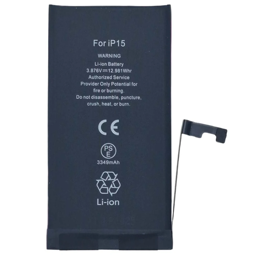باتری گوشی اپل iPhone 15 ظرفیت 3349 میلی‌آمپر ساعت | اصل