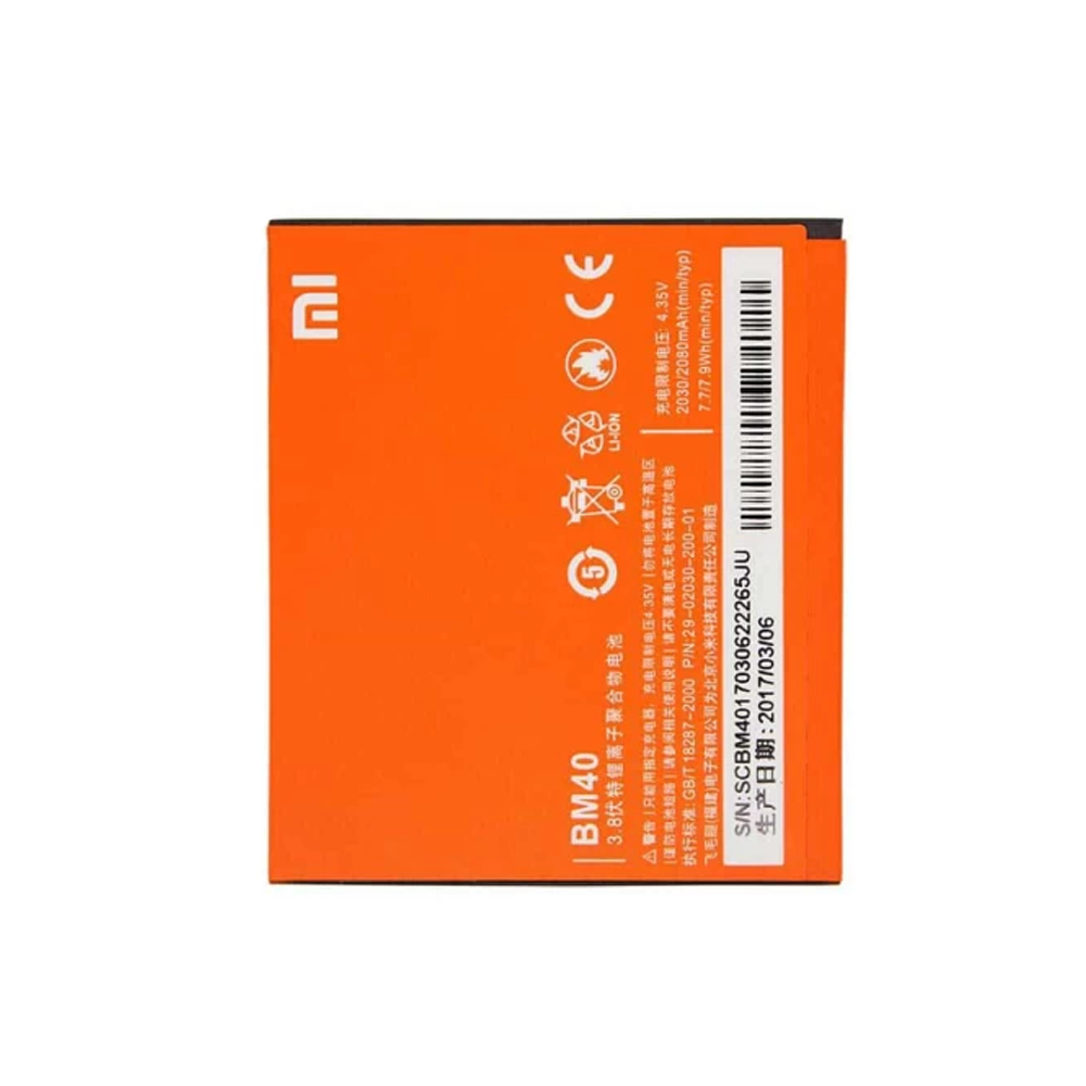 باتری گوشی شیائومی Xiaomi Mi 2A ظرفیت 2030 میلیآمپر مدل (BM40) | اصل