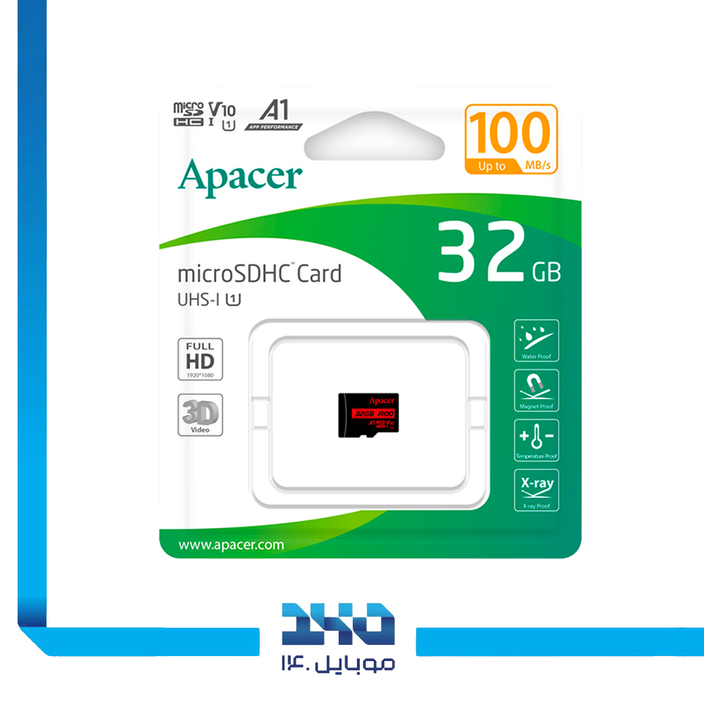 کارت حافظه microSDHC اپیسر کلاس 10 استاندارد UHS-I U1 ظرفیت 32 گیگابایت