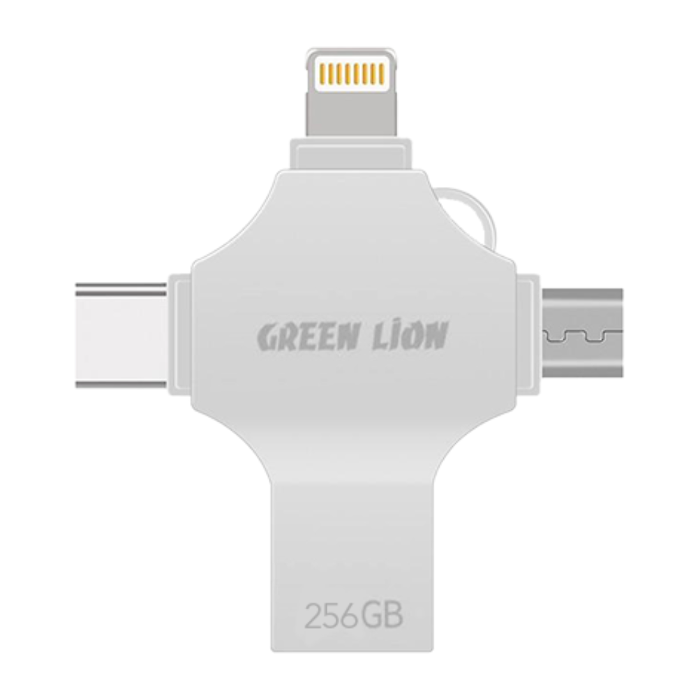 فلش مموری 4 به 1 گرین لاین مدل GN4IN1USB256SL ظرفیت 256 گیگابایت