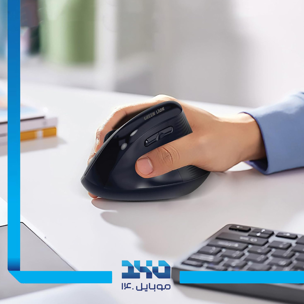 ماوس عمودی گرین لاین ERGO GRIP مدل (GNERGPMSEBK)