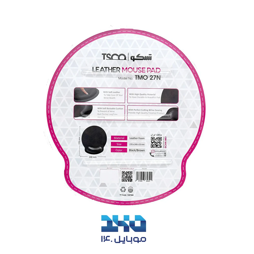 ماوس پد تسکو مدل TMO N27