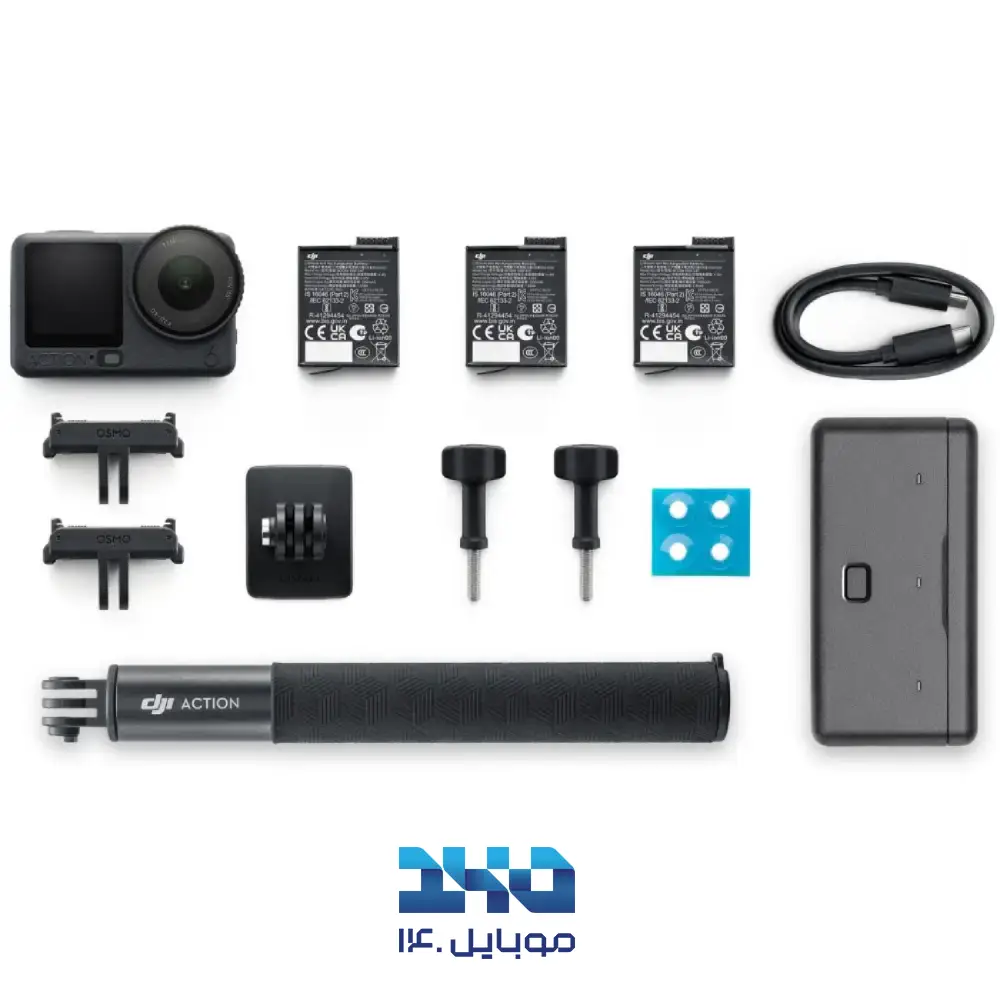 دوربین ورزشی دی جی آی مدل Osmo Action 6 Adventure Combo
