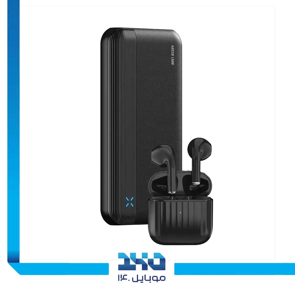 پاوربانک و هندزفری گرین لاین مدل DUO LITE