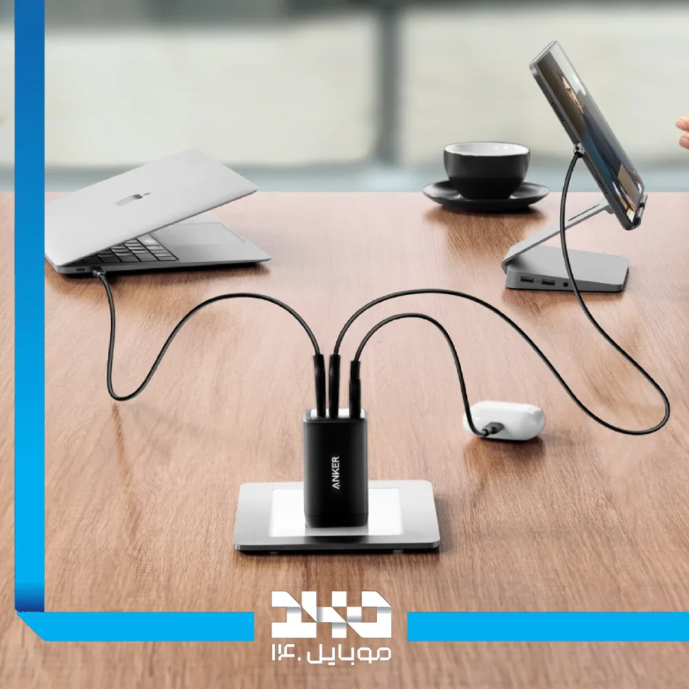 شارژر دیواری 100 وات انکر مدل Prime A2688 دو پین