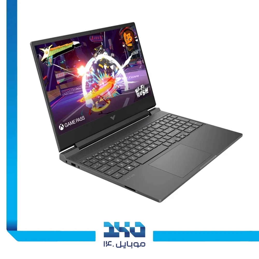 لپ تاپ اچ پی 15.6 اینچ مدل Victus 15 fb3093dx R7 77435HS 16GB 512GB RTX4050