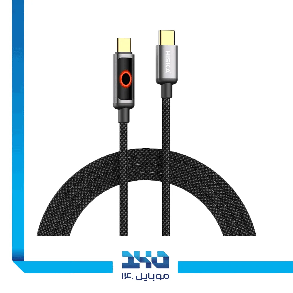 کابل شارژ دو سر تایپ سی هیسکا مدل LX-21CC