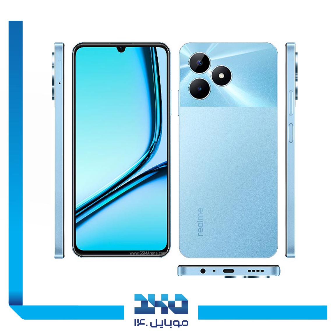 گوشی موبایل ریلمی مدل Note50 ظرفیت 64 گیگابایت رم 3 گیگابایت