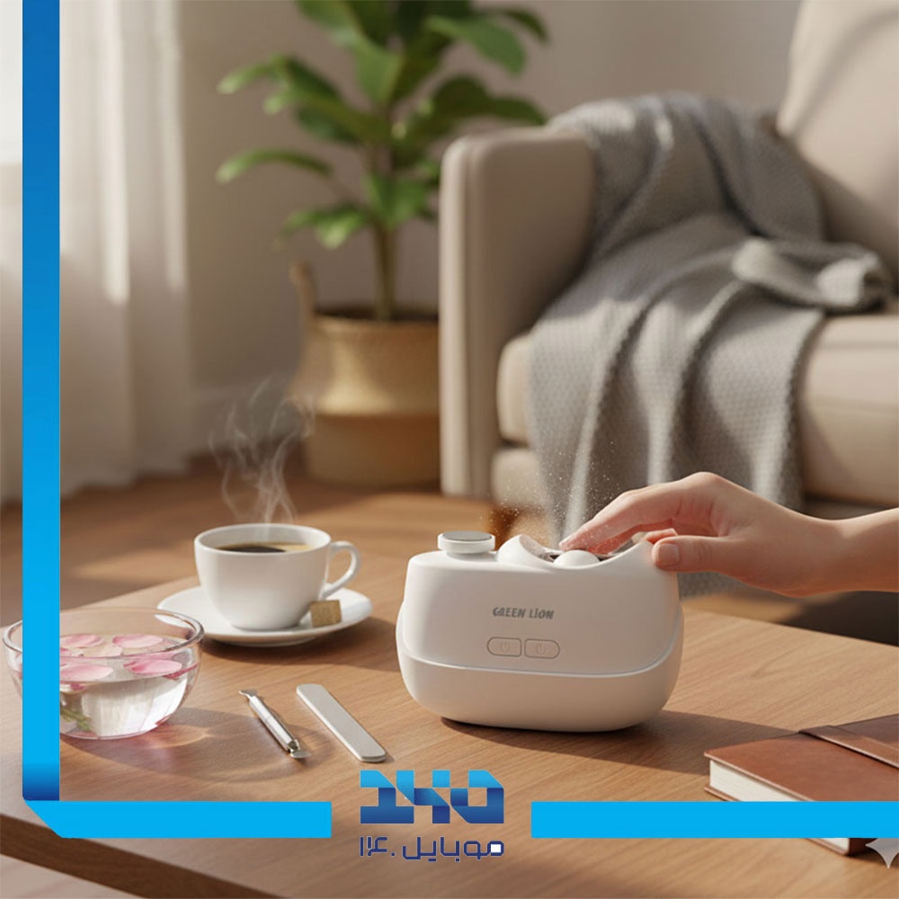 ناخن گیر و سوهان برقی گرین لاین مدل GL-NC2