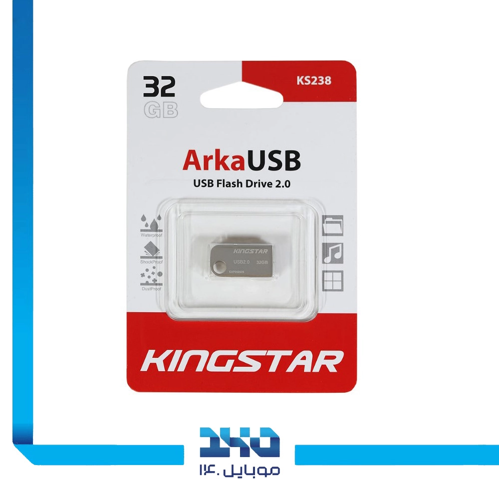 فلش مموری کینگ‌استار مدل (Arka KS238) ظرفیت 32 گیگابایت