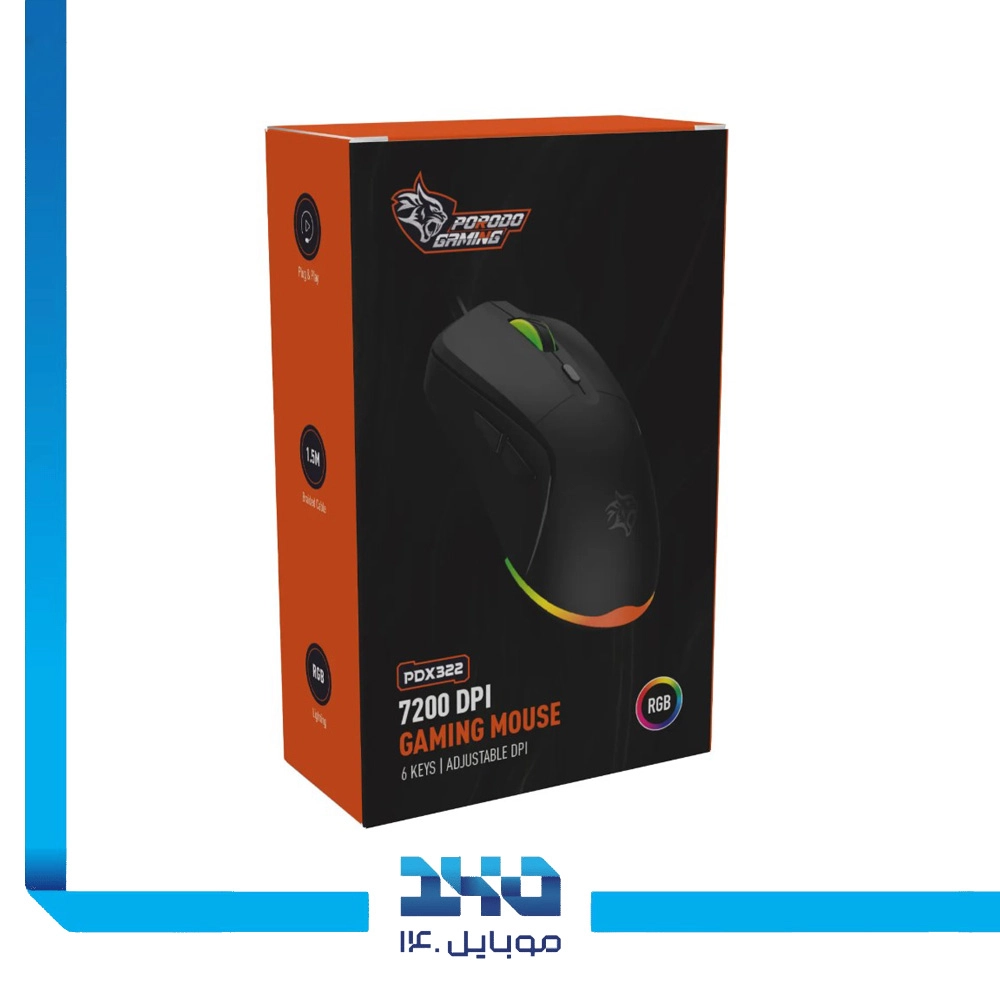 ماوس گیمینگ باسیم پرودو مدل (PDX322)