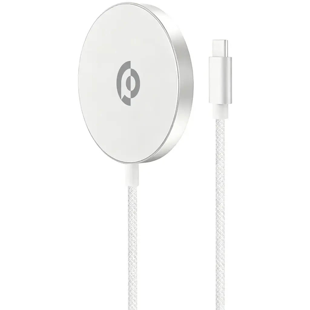 شارژر بی‌سیم پاورولوژی مدل Magnova 25W MagSafe Charging Pad (PWTKWC068SL)