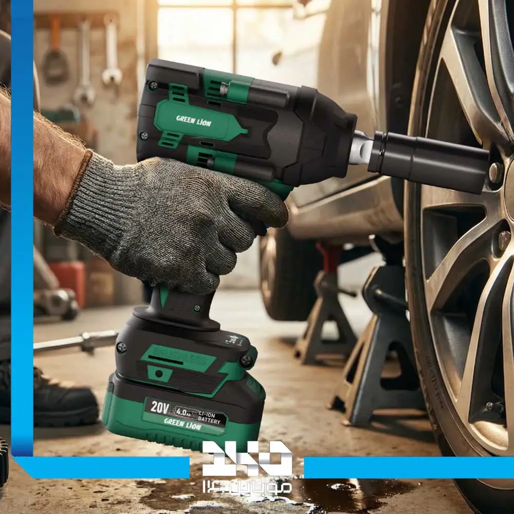 آچار بکس شارژی ضربهای گرین لاین مدل (GIW-200)
